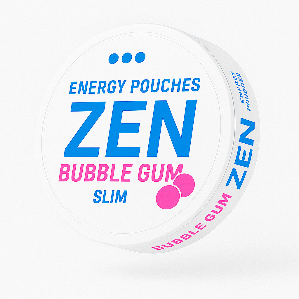 ZEN Bubble Gum pouch clean energy supplement Lebanon