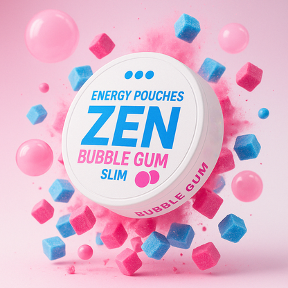 ZEN Bubblegum Energy Pouch – Clean Focus with No Sugar